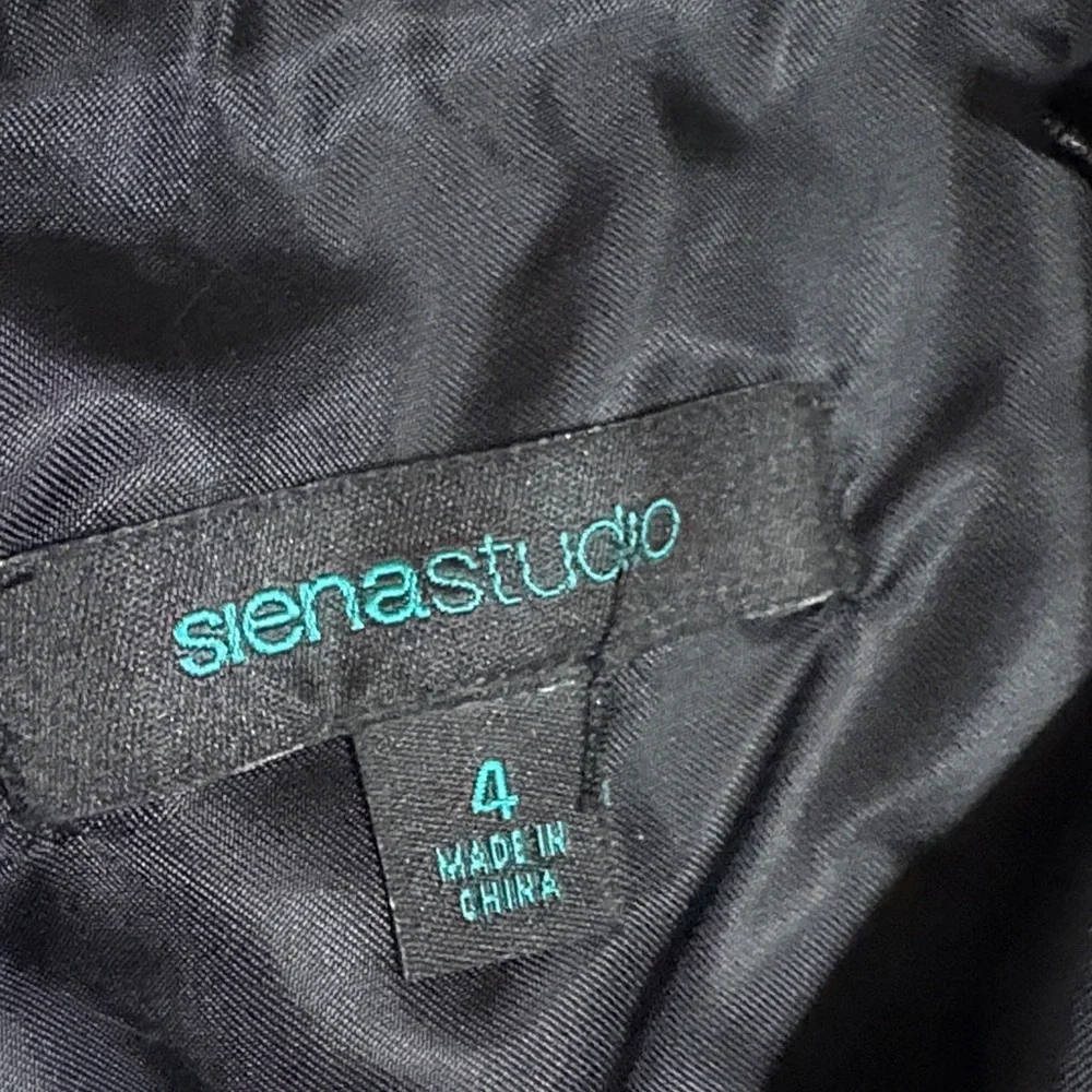 Siena Studio leather Black Pencil Skirt